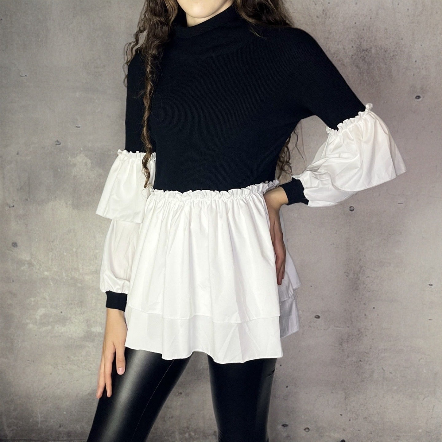 LAYERED JUMPER SHIRT Boutique By Eloise