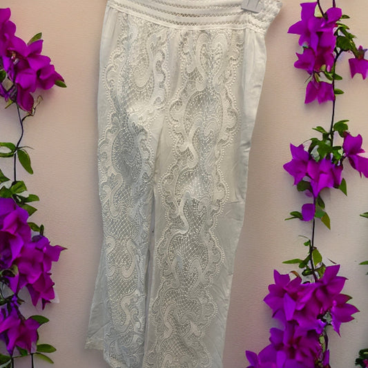 WHITE LACE BEACH TROUSERS