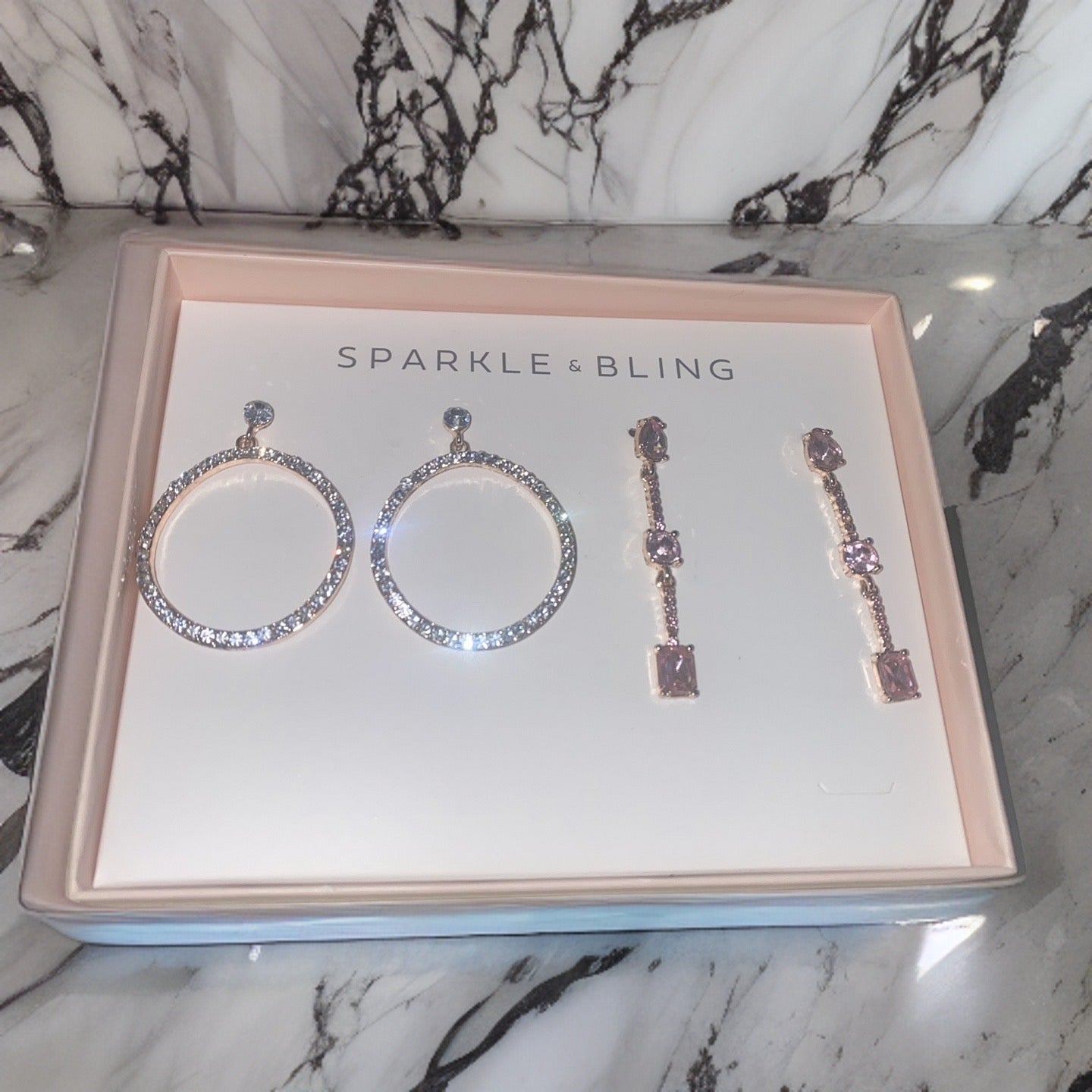 ROSEGOLD EARRING SET